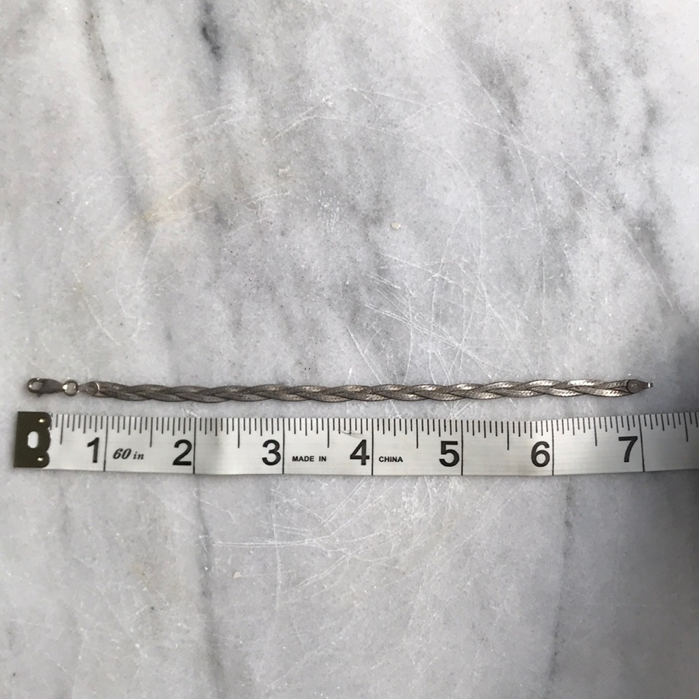 Sterling Braided Bracelet - image 2